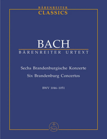 Brandenburg Concerto No.1 - 6, complete (BWV 1046-1051) (Urtext).: Study score: (Barenreiter)