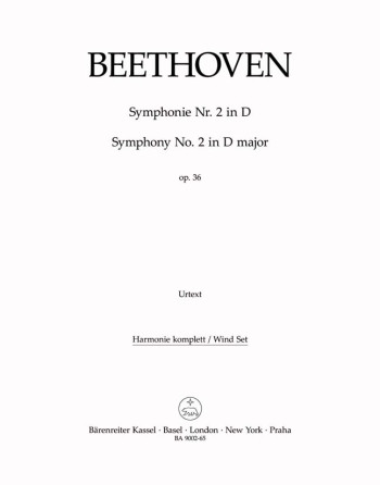 Symphony No.2 in D, Op.36 (Urtext). : Wind set: (Barenreiter)