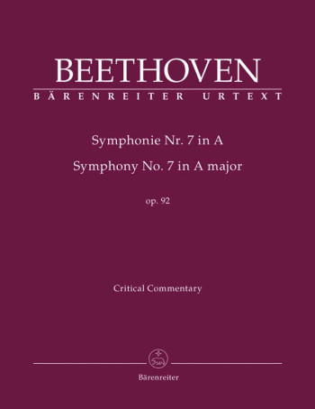 Symphony No.7 In A, Op.92 (Urtext) Critical Commentary (Barenreiter)