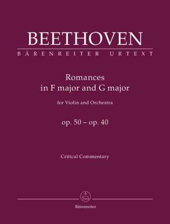 Romances for Violin and Orchestra, Op.50 and Op.40 (Urtext). :Critical Commentary : (Barenreiter)
