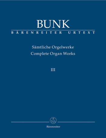 Organ Works Vol.3, Op.31 - Op.40 (Urtext). : Organ: (Barenreiter)