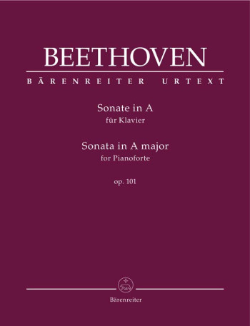 Piano Sonata A Major Op.101 (Urtext): Piano (Barenreiter)