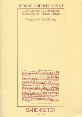 Schemelli Songbook 1736 & 6 Lieder from the Notebook for Anna Magdalena Bach 1725 (G).: Voice: (Bare
