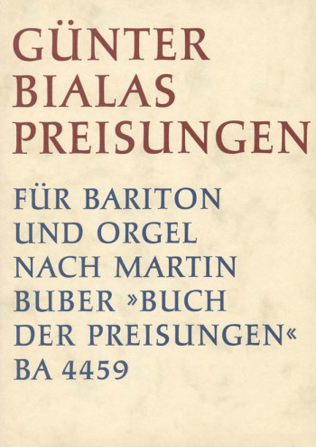 Preisungen. : Voice: (Barenreiter)