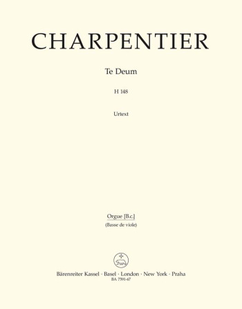 Te Deum H 148 (Urtext). : Choral: (Barenreiter)