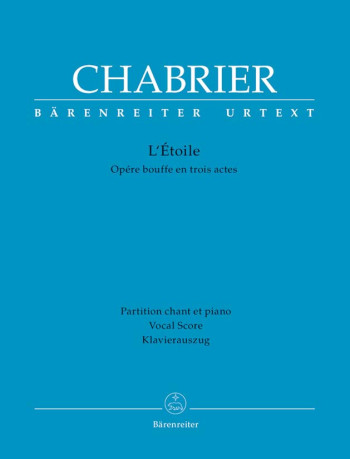 L'Etoile (F-G) (Urtext). : Vocal Score: (Barenreiter)