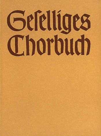 Geselliges Chorbuch Part 1: 151 Songs and Canons (G). : Choral: (Barenreiter)