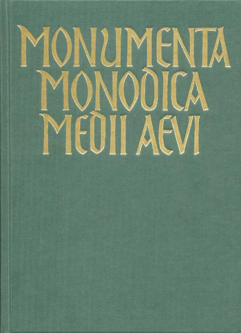 Monumenta Monodica Medii Aevi. Volume 5. Antiphonen, 3 volumes.: Choral: (Barenreiter)