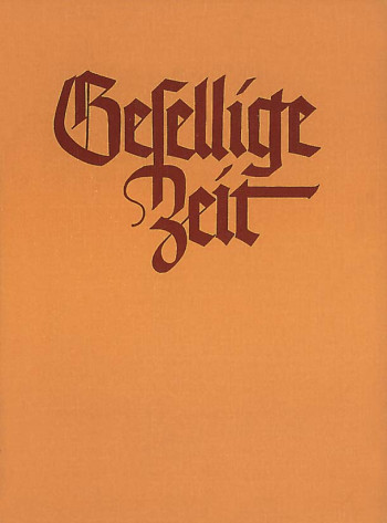 Gesellige Zeit Part 1: 83 Settings from 16th & 17th Century (G). : Choral: (Barenreiter)