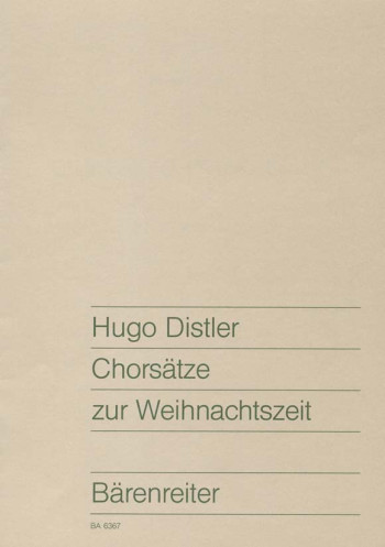 Choral Setting for Christmas Time (G). : Choral: (Barenreiter)