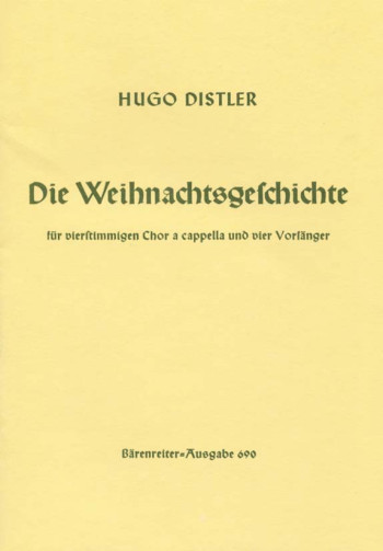 Christmas Story, Op.10 (G). : Choral: (Barenreiter)