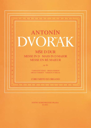 Mass in D, Op.86 (Organ Version) (L). : Choral: (Barenreiter)