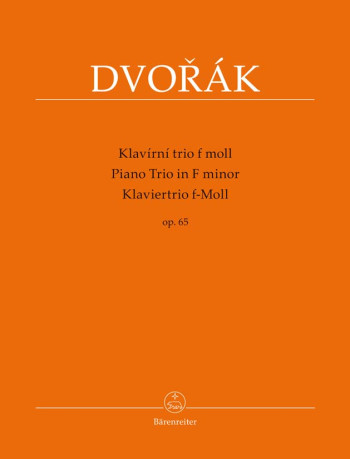 Piano Trio No.3 in F minor, Op.65. : Mixed Ensemble: (Barenreiter)