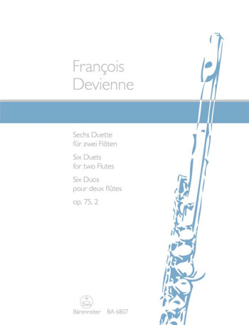 Duets (6), Op.75/2 (F maj, G maj, D min, G maj, B-flat, G min). : 2 Flutes: (Barenreiter)