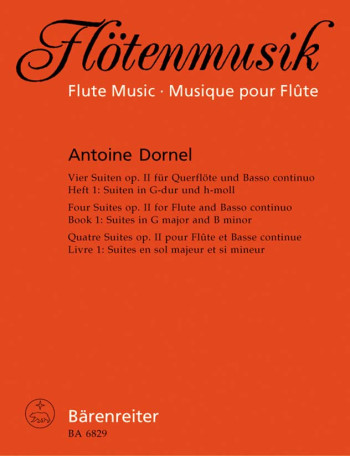 Suites (4), Op.2, Book 1: Suites in G maj & B minor. : Flute & Piano: (Barenreiter)
