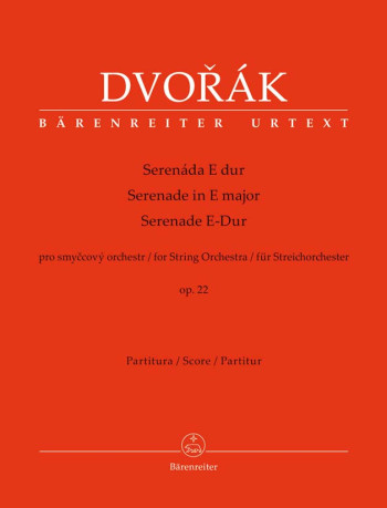 Serenade in E, Op.22 (Urtext). : Large Score Paperback: (Barenreiter)
