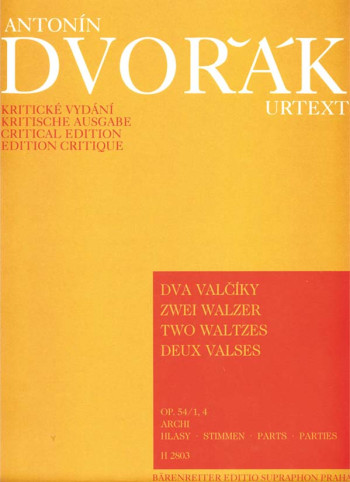Waltzes (2), Op.54 (No.1 in A; No.4 in D-flat). : String Quartet: (Barenreiter)