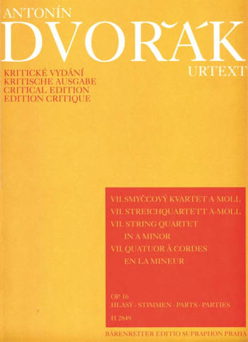String Quartet No. 7 in A minor, Op.16. : String Quartet: (Barenreiter)