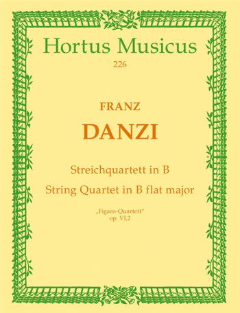 String Quartet in B-flat, Op.6/2 (Figaro Quartet). : String Quartet: (Barenreiter)