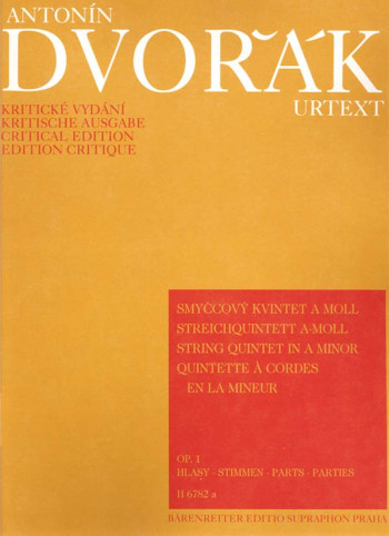 String Quintet In A Minor Op.1: String Quintets Set Of Parts (Barenreiter)
