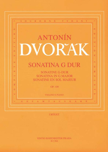 Sonatina G  Major Op.100: Violin & Piano (Barenreiter)