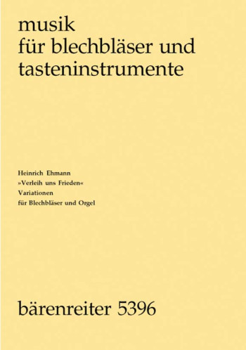 Verleih uns Frieden (4 variations). : Choral: (Barenreiter)