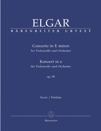 Concerto for Violoncello in E minor, Op.85 (Urtext). : Large Score Paperback: (Barenreiter)