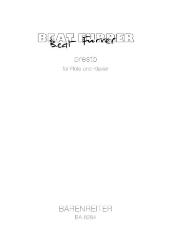 presto : Flute & Piano: (Barenreiter)