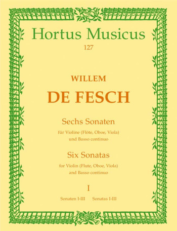 Sonatas (6), Vol.1: Nos.  1 - 3 (D maj, C min, E min). : Violin & Piano: (Barenreiter)