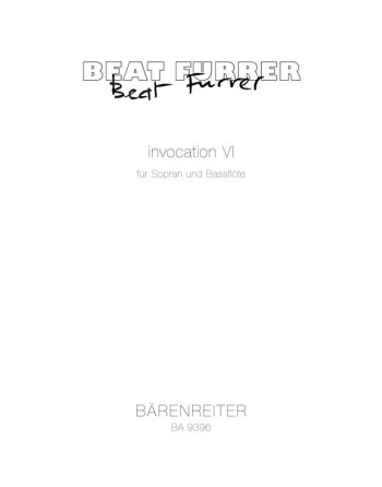 invocation VI (2002/03) (Sp). : Voice: (Barenreiter)