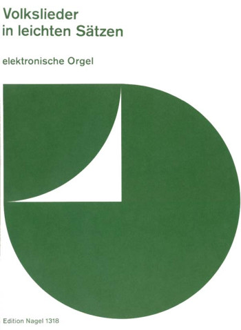 Folk Songs in Easy Settings. (series Electronic Organ Music).: Organ: (Barenreiter)