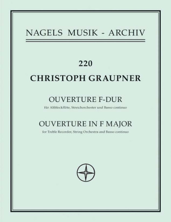 Overture in F. : Large Score Paperback: (Barenreiter)