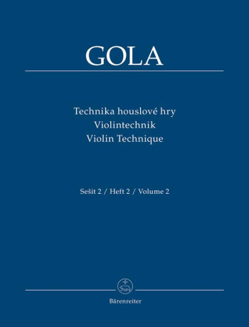 Violin Technique Vol.2 (Cz-G-E). : Violin: (Barenreiter)