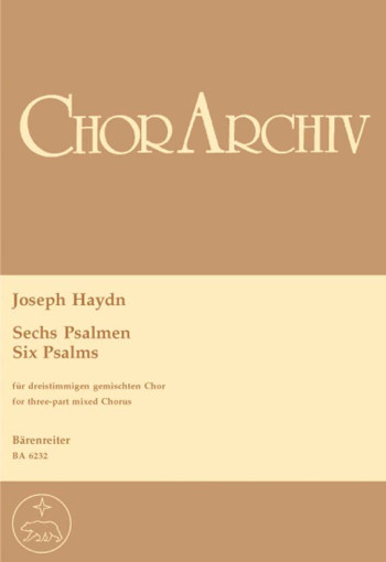 Psalms (6) (Hob.XXIII: Anhang-Nachtrag) (E-G). : Choral: (Barenreiter)