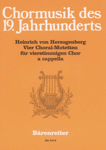 Choral  Motets (4) (G). : SATB: (Barenreiter)