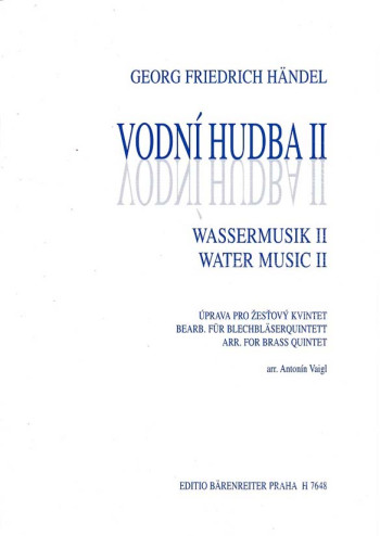 Water Music - Suite II (Selected Pieces from Suites I & II). : Brass Ensemble: (Barenreiter)
