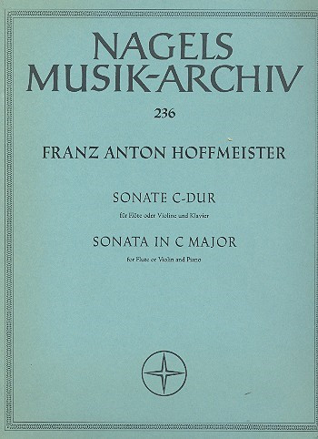 Sonata in C, Op.13. : Flute & Piano: (Barenreiter)