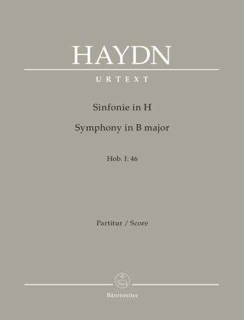 Symphony No. 46 in B (Hob.I:46) (Urtext). : Large Score Paperback: (Barenreiter)