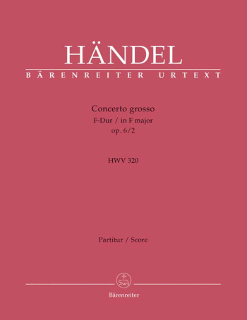 Concerto grosso Op.6/ 2 in F (Urtext). : Large Score Paperback: (Barenreiter)