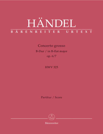 Concerto grosso Op.6/ 7 in B-flat (Urtext). : Large Score Paperback: (Barenreiter)