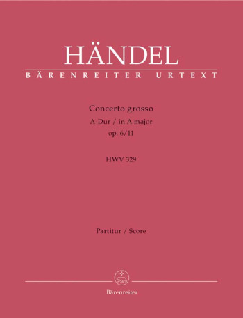 Concerto grosso Op.6/11 in A (Urtext). : Large Score Paperback: (Barenreiter)