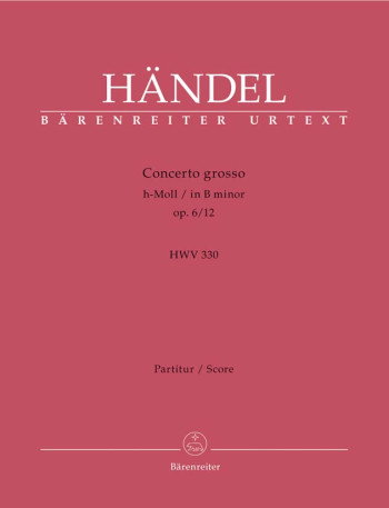 Concerto grosso Op.6/12 in B minor (Urtext). : Large Score Paperback: (Barenreiter)