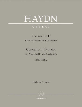 Concerto for Cello in D (Hob.VIIb:2),(original version) (Urtext). : Large Score Paperback: