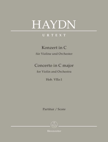Concerto for Violin in C (Hob.VIIa:1) (Urtext). : Large Score Paperback: (Barenreiter)