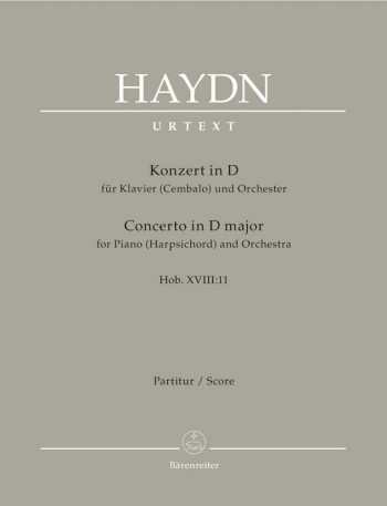 Concerto for Piano (Harpsichord) in D (Hob.XVIII:11) (Urtext). : Large Score Paperback: (Barenreiter