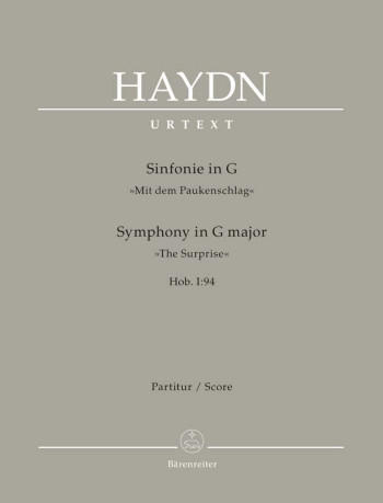 Symphony No. 94 in G (Surprise) (Hob.I:94) (Urtext). : Large Score Paperback: (Barenreiter)