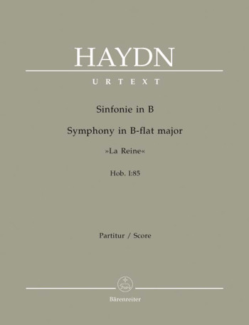 Symphony No. 85 in B-flat (La Reine) (Hob.I:85) (Urtext). : Large Score Paperback: (Barenreiter)