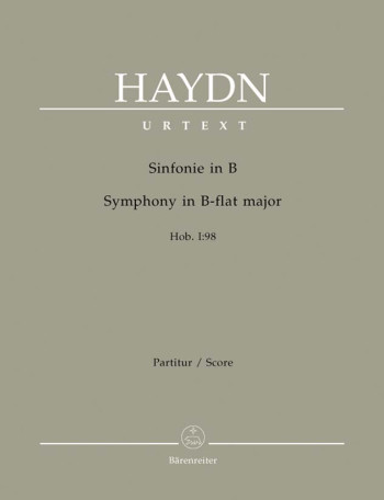 Symphony No. 98 in B-flat (Hob.I:98) (Urtext). : Large Score Paperback: (Barenreiter)