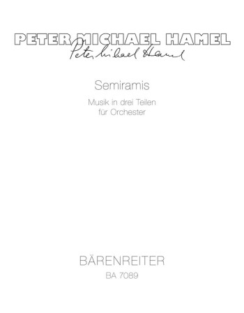 Semiramis, Music in Three Parts. : Study score: (Barenreiter)