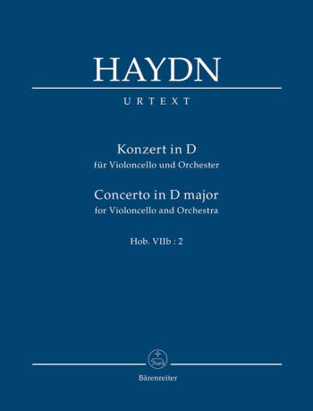 Concerto for Cello in D (Hob.VIIb:2),(original version) (Urtext) Study score (Barenreiter)